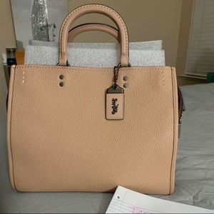 Coach Rogue (31) Satchel in Nude Pink